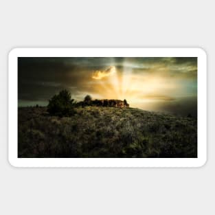 Hilltop Ridge Sunrise Sticker